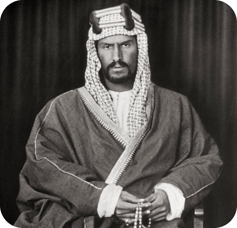 King Abdulaziz King of the Kingdom of Saudi Arabia.